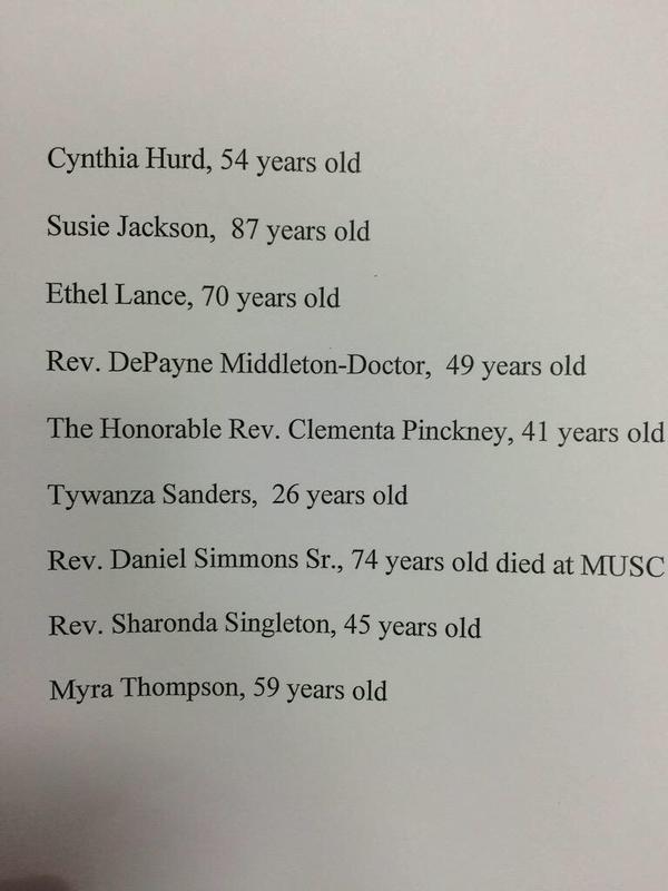 #CharlestonShooting  #BlackLivesMatter Tweets 6.18