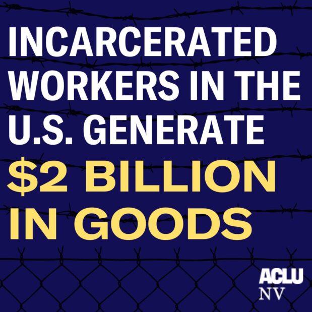 The 13th Amendment didn’t completely abolish slavery & purposely excludes incarcerated individuals. A new ACLU report explores the use of prison labor across the U.S. & how prisoners make little to nothing for their work while incarcerated!