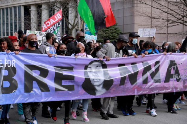 BREAKING: Attorney General Merrick Garland announces that the Justice Department has charged four current and former Louisville Metro Police Department officers with federal crimes related to death of Breonna Taylor. #BreonnaTaylor
