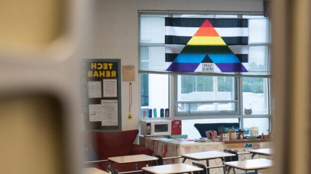 New laws in Florida have many educators facing fear and confusion. In the first weeks of school, teachers were asked to take down stickers showing support for LGBTQ students and, in at least one case, to remove rainbow colored paper from a classroom door.
