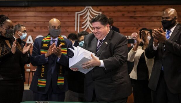 The Illinois Supreme Court’s decision to uphold the elimination of cash bail marked a sweeping win for Gov. J.B. Pritzker and many progressive Democrats who argued that change was needed. “Everyone deserves a fair shot at justice,” said Kim Foxx.