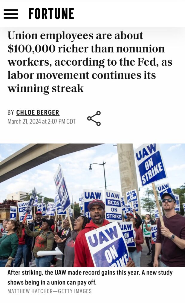 Bosses won’t voluntarily share the wealth that their employees create. This is why we have to fight.